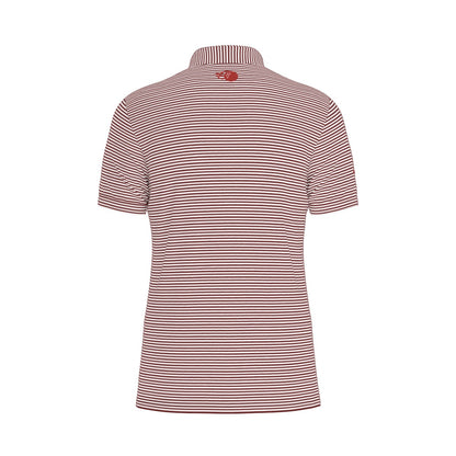 The Caddie Striped Performance Polo Shirt