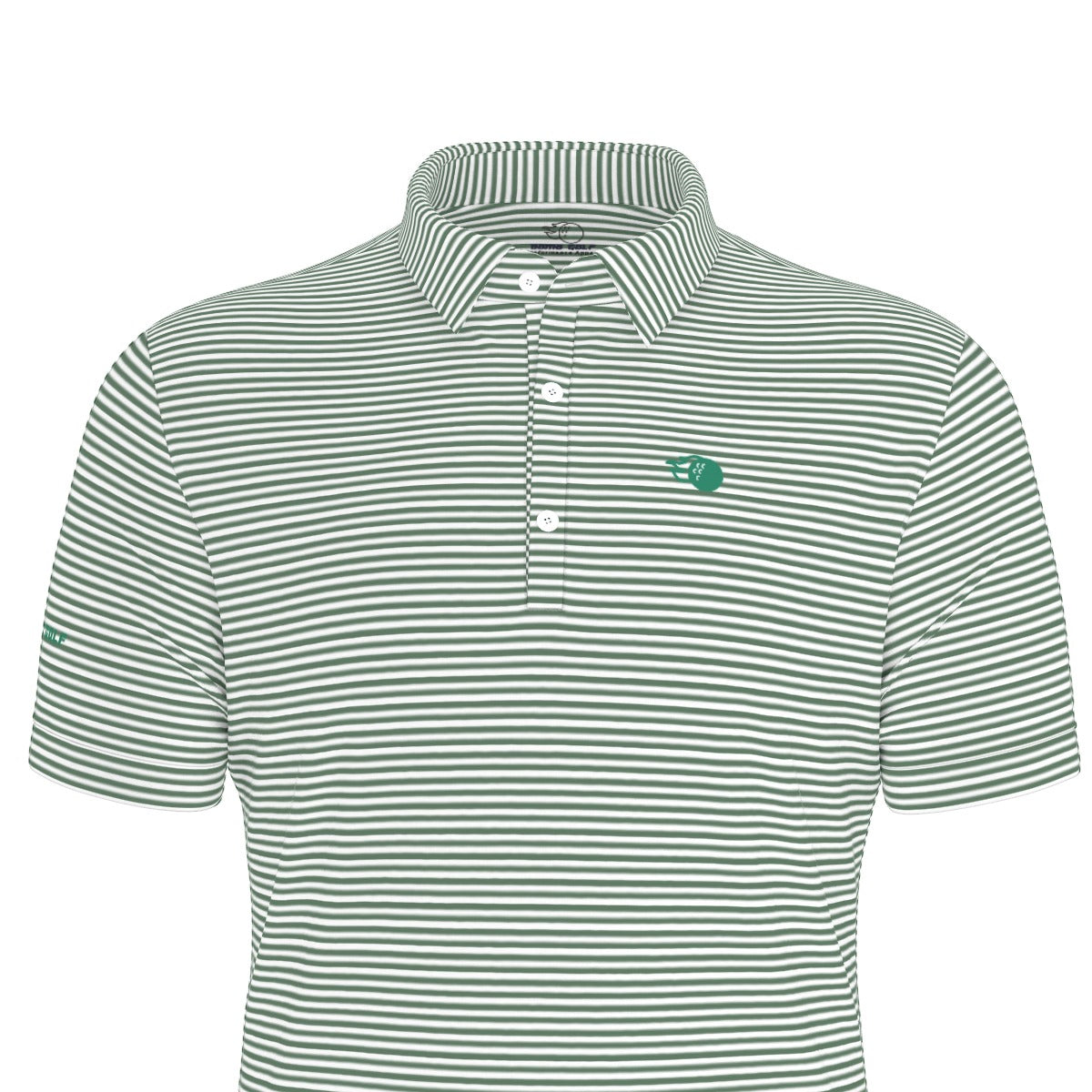 The Caddie Striped Performance Polo Shirt