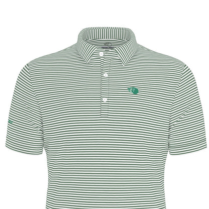 The Caddie Striped Performance Polo Shirt