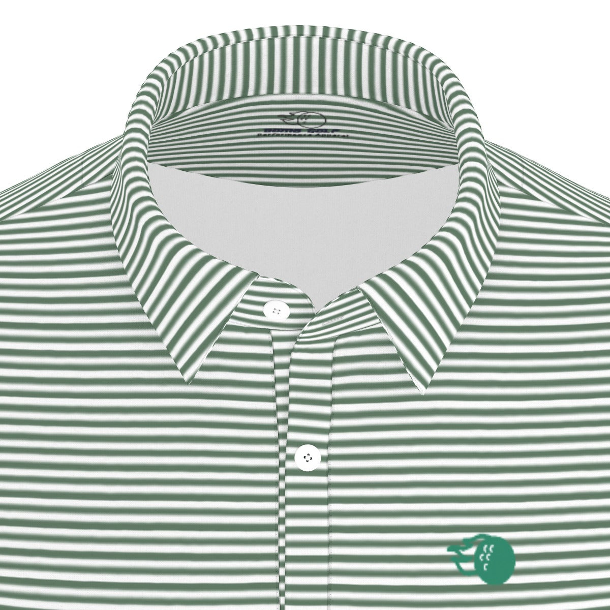 The Caddie Striped Performance Polo Shirt