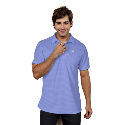 Approach Pin Stripe Performance Polo Shirt