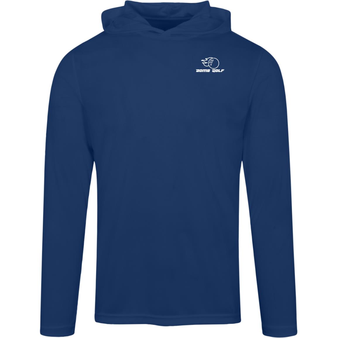 Bomb Golf Hooded T-shirt in Blue