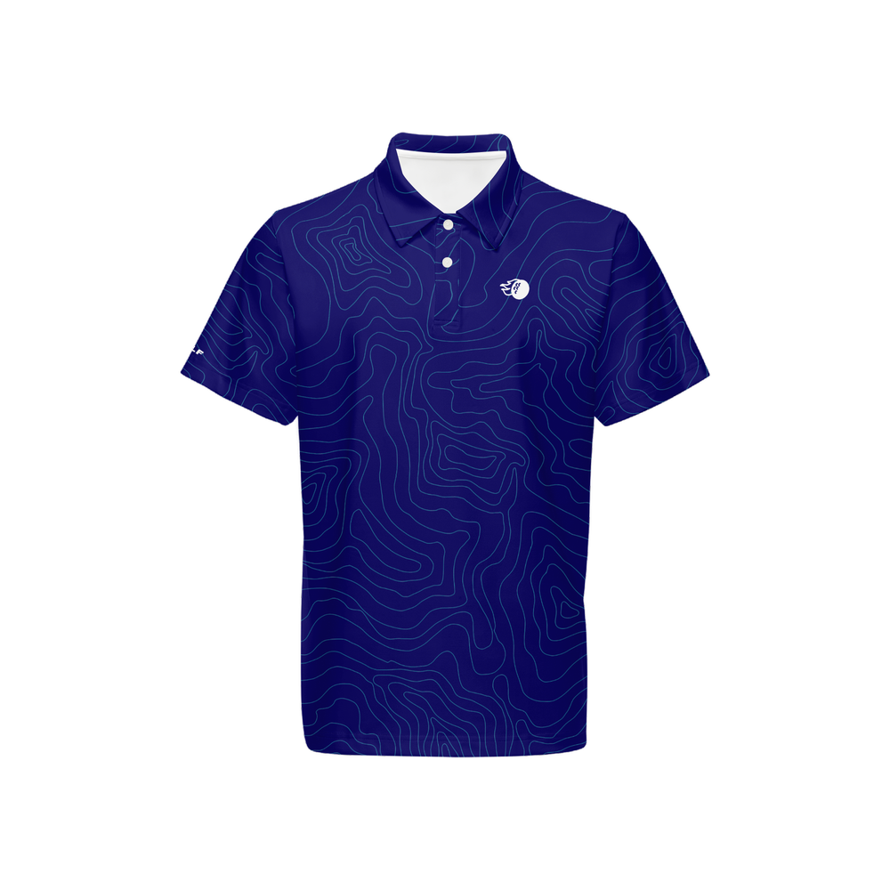 Bomb Golf Archipelago Performance Golf Shirt with contours