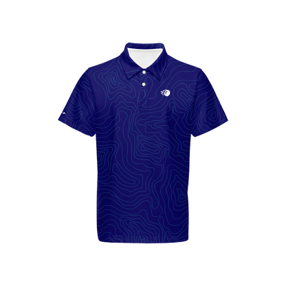 Bomb Golf Archipelago Performance Golf Shirt with contours