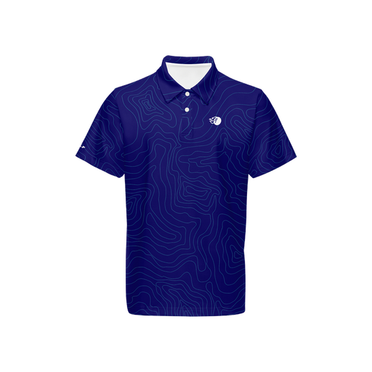 Bomb Golf Archipelago Performance Golf Shirt with contours