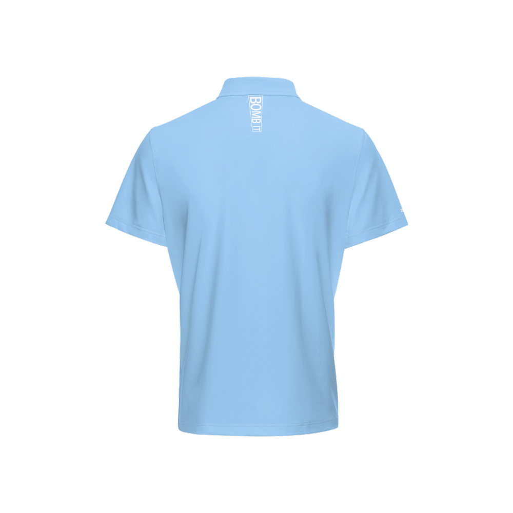 Cerulean Sky Performance Polo Shirt