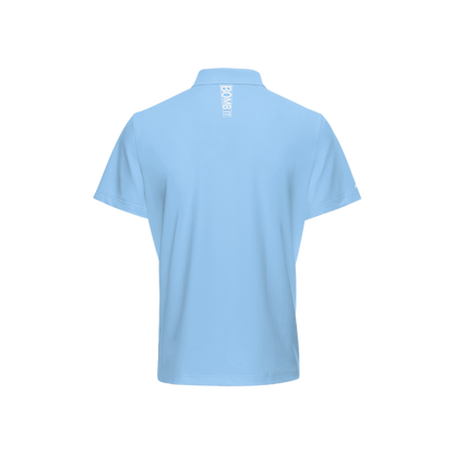 Cerulean Sky Performance Polo Shirt