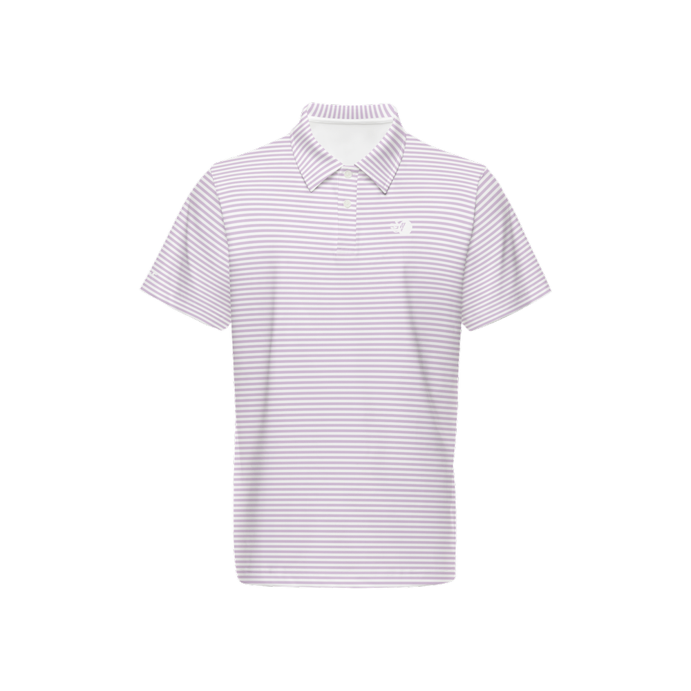 Bomb Golf Chakra Striped Performance Polo Shirt