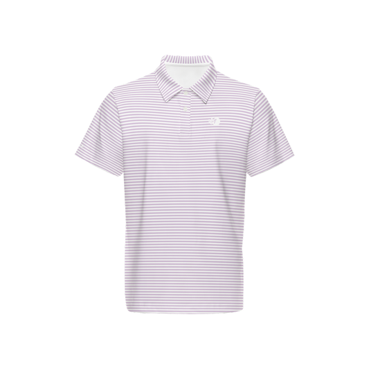 Bomb Golf Chakra Striped Performance Polo Shirt