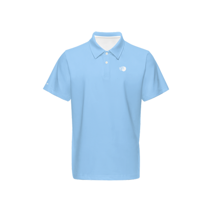 Bomb Golf Cerulean Sky Performance Polo Shirt